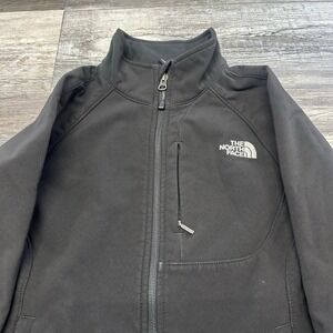 The North Face Shell Jacket Charcoal Gray Womens S Full Zip Logo Outdoor Winter